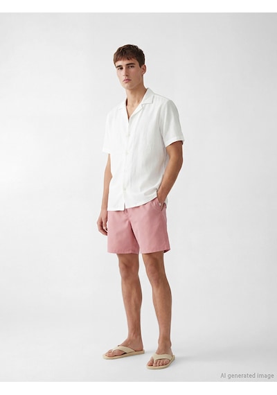 Lcw Swımwear Pembe Kısa Boy Erkek Deniz Şortu