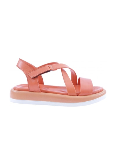 Dgn 213-2133-23y Kadin Çapraz Bant Cirtli Sandalet 213-2133-R6448 Orange