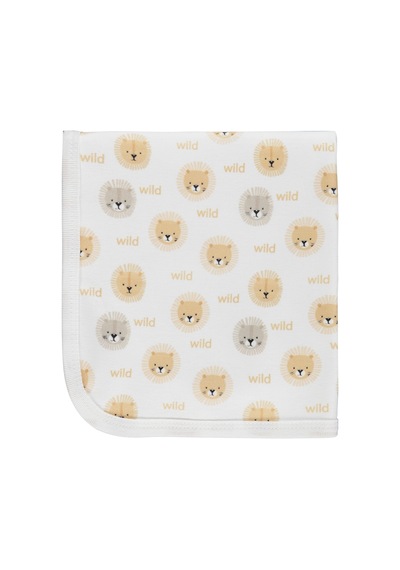 Civil Baby Ayı Wild Empirme 80x90 Battaniye - Ekru