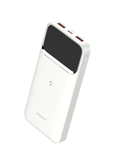Sword 10.000mah Kablosuz Powerbank 22.5w Pd&qc Hızlı Şarj Type-c+usb+wireless Beyaz Sw-wq11 BEYAZ