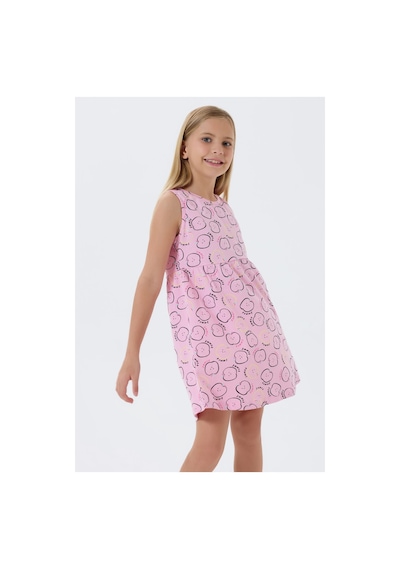 Rolypoly Kız Çocuk Pembe Elbise Rp3229-c-v4