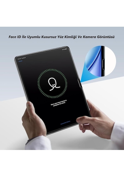 Apple Uyumlu iPad Air 13 İnç Ekran Koruyucu Nano Şeffaf 2024