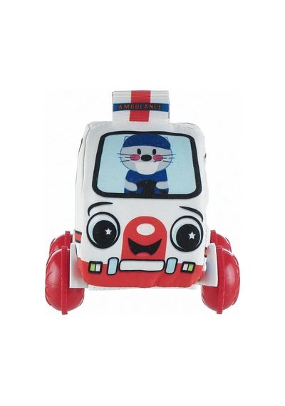 Molie Peluş Ambulans Bebek Oyuncağı Araba