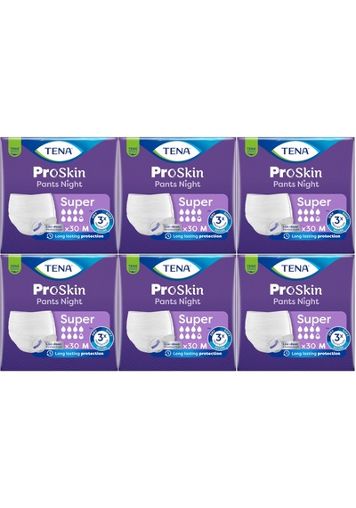 Tena Proskin Pants Süper Night Gece Emici Külot Bezi M 180 Adet