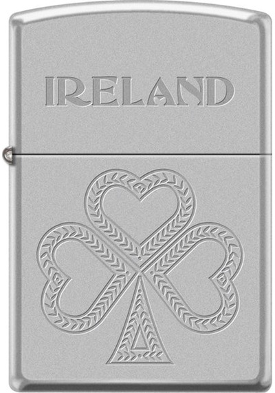 Zippo Ireland Shamrock Dizayn Çakmak