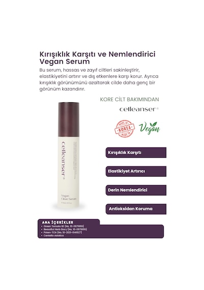 Celleanser Vegan Clean Serum 30 ML