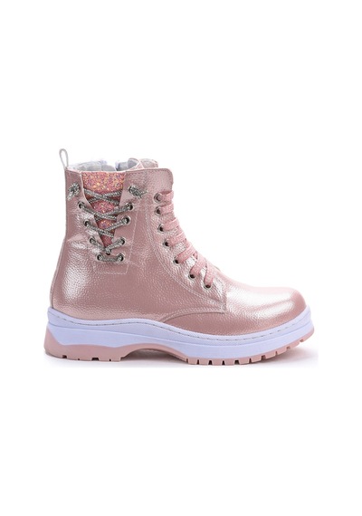 Kiko Kids Termo Taban Kız Çocuk Bot 621 Taşlı Pudra