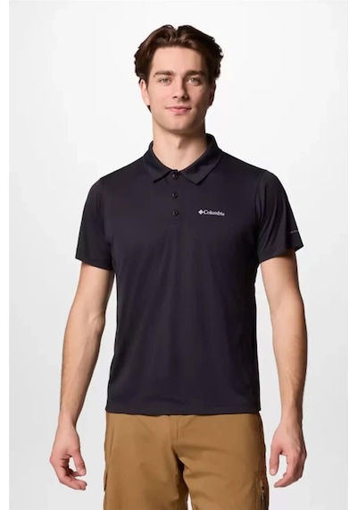 Columbia Erkek Zero Rules Light Polo Kısa Kollu T-shirt - Siyah-6547 Siyah