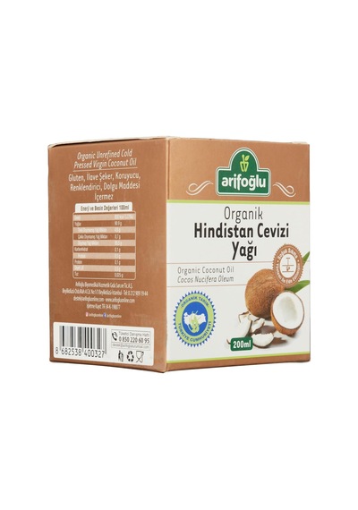 Arifoğlu Organik Hindistan Cevizi Yağı 200 Ml Diğer