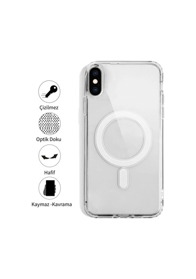 Iphone Xs Max Şeffaf Magsafe Kılıf Mtl Safe