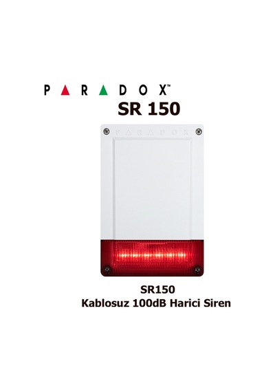 Paradox Sr150 Kablosuz 100Db Harici Siren