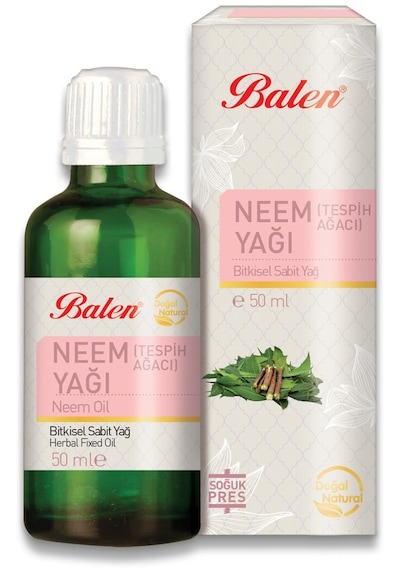Balen Tespih Ağacı Yağı Neem Yağı 3 x 50 ML