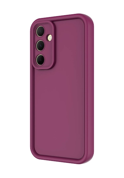 Galaxy Uyumlu A55 Kılıf Kamera Korumalı Zore Ananas Kapak Pembe Koyu