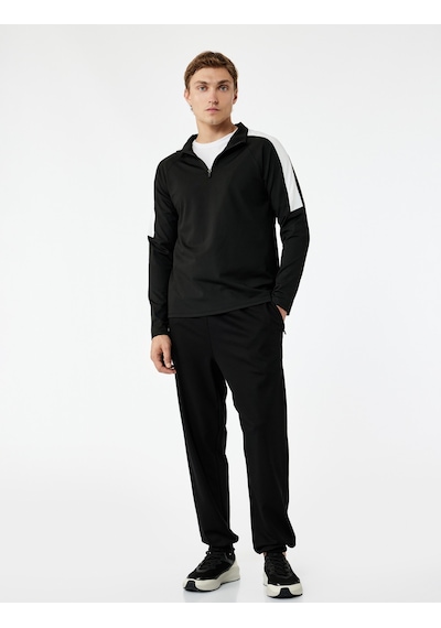 Koton Rahat Kesim Fermuarlı Cep Detaylı Beli Bağcıklı Viskon Jogger Spor Eşofman Altı Siyah 6wam40063nk Siyah Koton Rahat Kesim Fermuarlı Cep Detaylı Beli Bağcıklı Viskon Jogger Spor Eşofman Altı Siyah 6wam40063nk Siyah