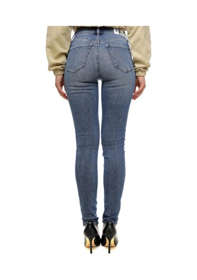 Calvin Klein Hıgh Rıse Skınny, 1a4 Mavi Kadın Kot Pantolon