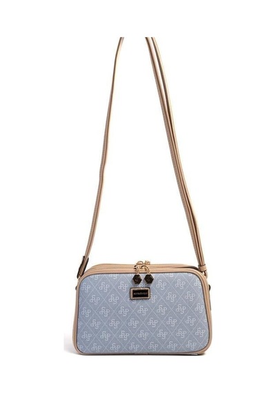 Silver Polo Sp899 Kadın Çapraz Çanta Monogram Mavi-ten