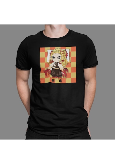 Anime Demon Slayer Icon Tshirt Bisiklet Yaka (551815720)