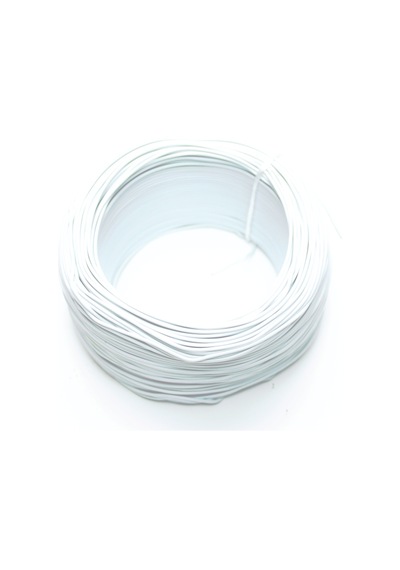 Robotistan 100 Metre Tek Damarlı Montaj Kablosu 24 Awg - Beyaz