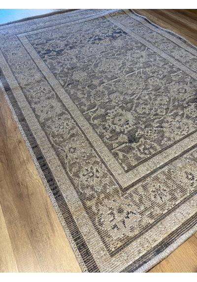 Luxess Halı Alpaca 1191 Kahve Eskitme Desenli Makine Halısı Kahverengi