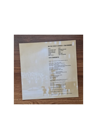 Tatsuro Yamashita - On The Street Corner 1 - '86 Version 33'lük Lp Plak
