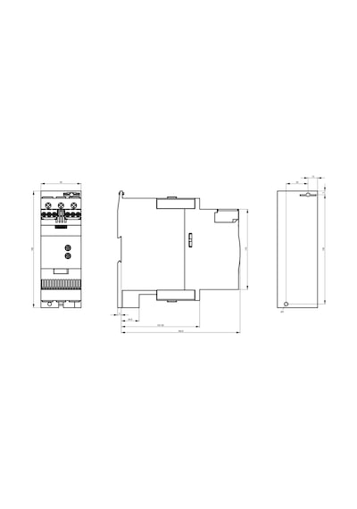 Sıemens 3rw3036-1bb14 Sirius Softstarter 22kw