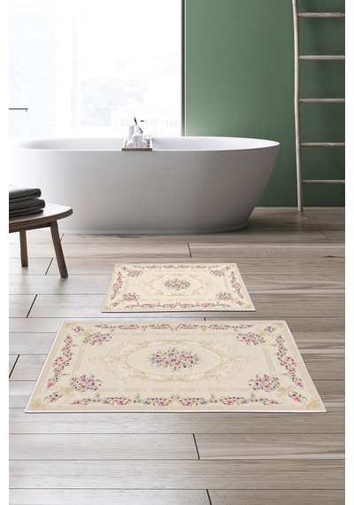 Alanur Trend Kaymaz Taban Dijital Banyo Takımı Kt484 krem