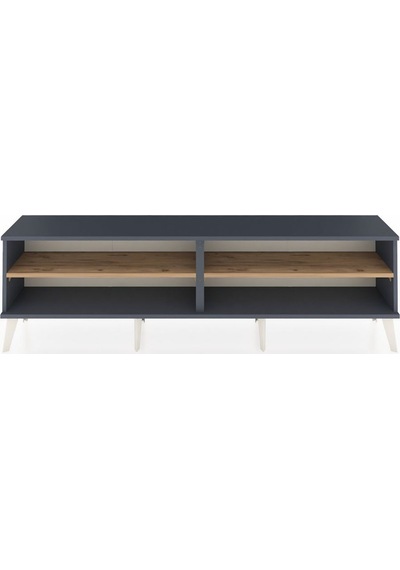 Arges Tv Ünitesi 2 Raflı 176x30x51 Antrasit-antrasit/çam Antrasıt/atlas Çam Arges Tv Ünitesi 2 Raflı 176x30x51 Antrasit-antrasit/çam Antrasıt/atlas Çam