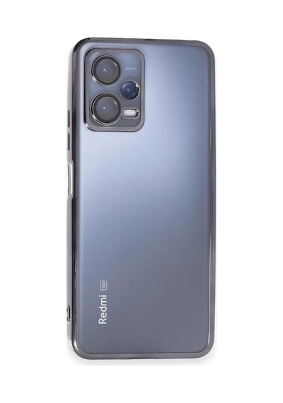 Xiaomi Redmi Note 12 5g Uyumlu Kılıf Lensli Silikon - Siyah