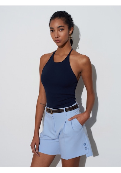 Dilvin 21051 Halter Yaka Askılı Top-k.lacivert