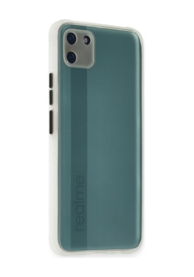 Realme C11 Kılıf Miami Şeffaf Silikon - Şeffaf Bzsxx00 1