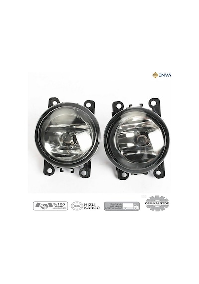 Ford Courier Sol Sağ Ön Sis Farı Sis Lambası Takımı 2014-2017