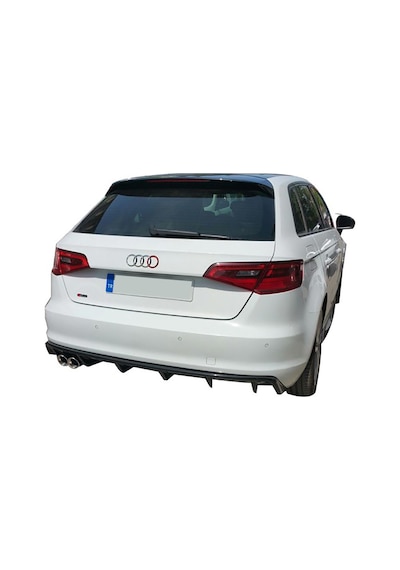 Audi A3 Sd 8P Piona Black S3 Difüzör 2008 - 2013 Sol Çiftli