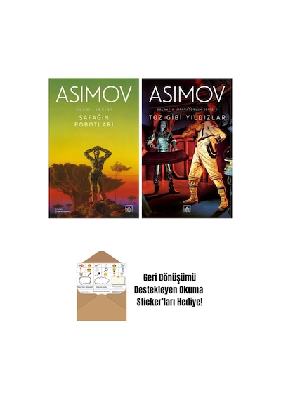 Şafağın Robotları Robot Serisi 3. Kitap + Toz Gibi Yıldızlar Galaktik İmparatorluk Serisi 1