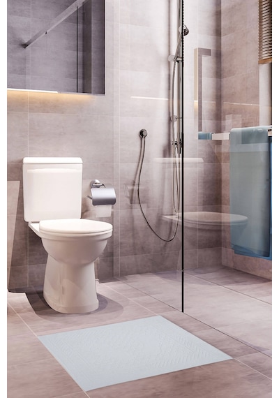 Banyo Ayak Havlusu %100 Pamuk 50x70 Cm Yumuşak Ayak İzli Krem