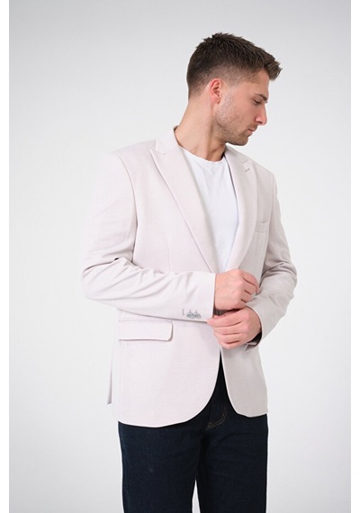 Bonesti Erkek Slim Fit Blazer Ceket Taş