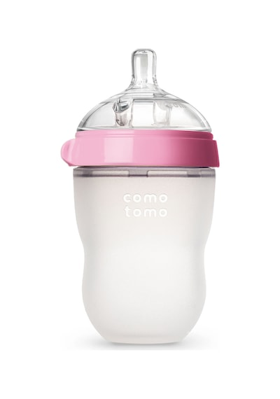 Comotomo Antikolik 3-6 Ay Silikon Biberon 250 ML - Pembe
