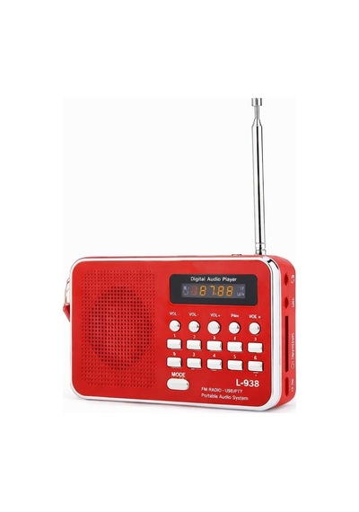 L-938 Şarjlı Taşınabilir Fm Radyo Dijital Ekranlı Usb/tf/sd/aux Destekli Bl-5c Bataryalı 55416574