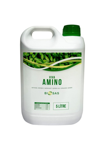 Biosas Viva Amino 5 Ltbitkisel Menşeli Aminoasit İçeren Sıvı Organik Gübre 5 L
