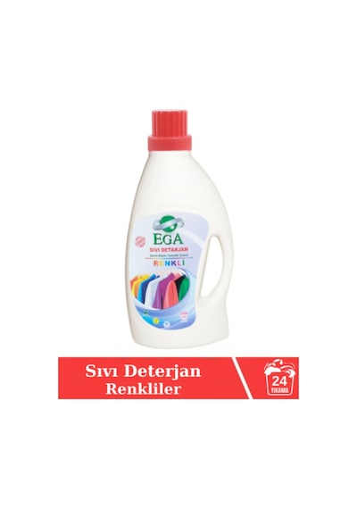 Ega Kimya Power Jel Renkli Sıvı Yıkama Deterjanı 1100 ML