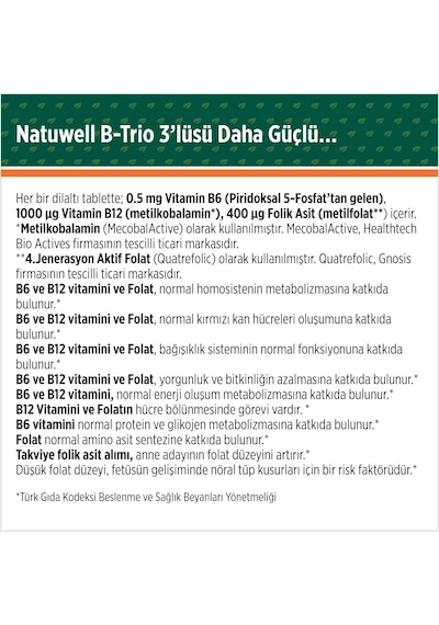 Natuwell B-trio Odt 30 Tb