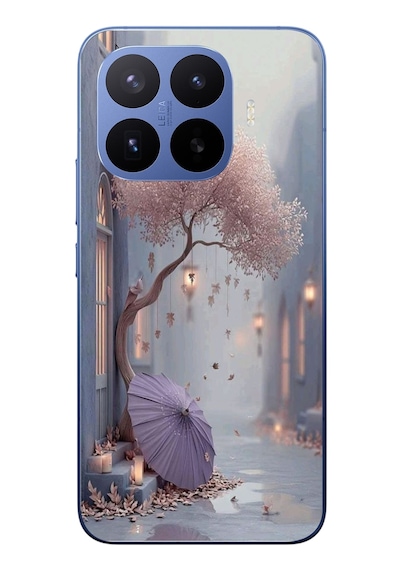 Xiaomi 17t Pro Uyumlu Mor Lamba Altı Baskılı Silikon Kılıf Renkli