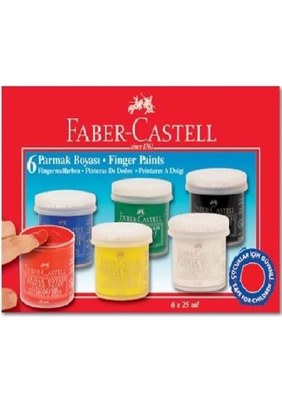 Faber Castell Parmak Boyası 25ml X 6 Renk Diğer