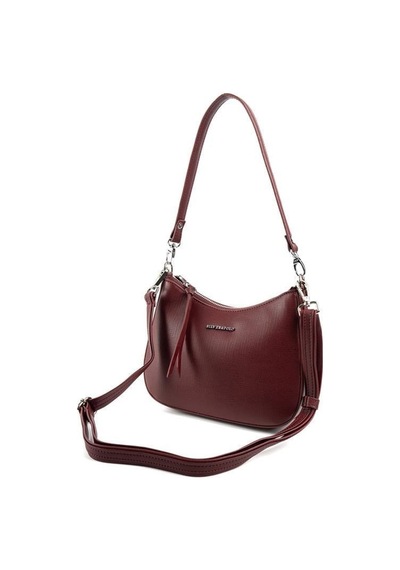 Silver Polo Sp1259 Kadın Omuz Çantası Düz Bordo-bordo