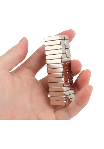 2 Adet 20x10x5 Mm Neodyum Magnet N35 Güçlü Mıknatıs Köşeli Ve Dayanıklı Nikel Kaplama diğer