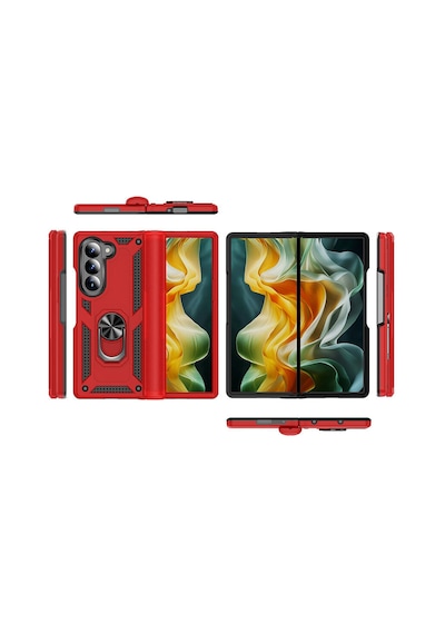 Samsung Uyumlu Galaxy Z Fold 6 Kılıf Zore Vega Kapak Mavi
