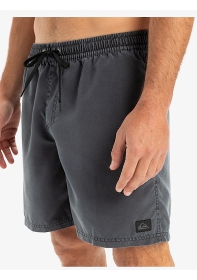 Billabong Quıksılver Everyday Solıd Volley 15 Black Erkek Volley Short Aqyj Karışık