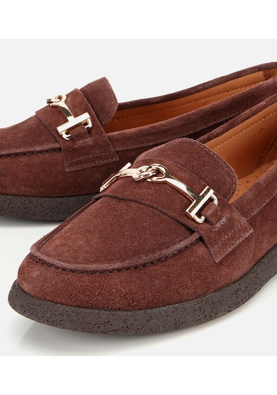 Hotiç Kadın Süet Deri Kahverengi Yumuşak Tabanlı Comfort Günlük Loafer 01ayh314380a480 01ayh314380a480 Kahverengi
