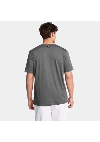 Under Armour Sportstyle Left Chest Erkek Gri Tişört