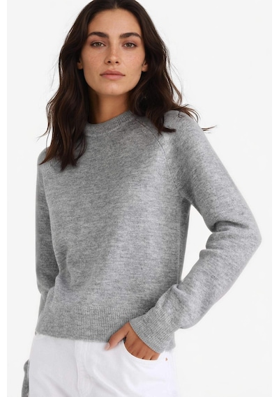 Defacto Regular Fit Bisiklet Yaka Basic Düz Soft Touch Yumuşak Triko Kazak D8678ax25wngr456 Gri-gr456
