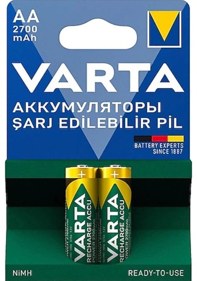 Varta 2700mah Aa Şarj Edilebilir Pil 2'li Paket